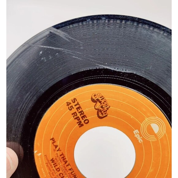 Vintage 76 45 RPM Wild Cherry Play That Funky Music Lady Wants Your Money Record - Picture 7 of 8